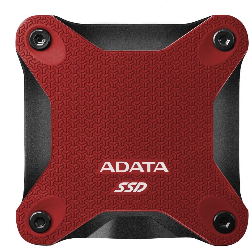 Externí disk ADATA SD600Q SSD červený