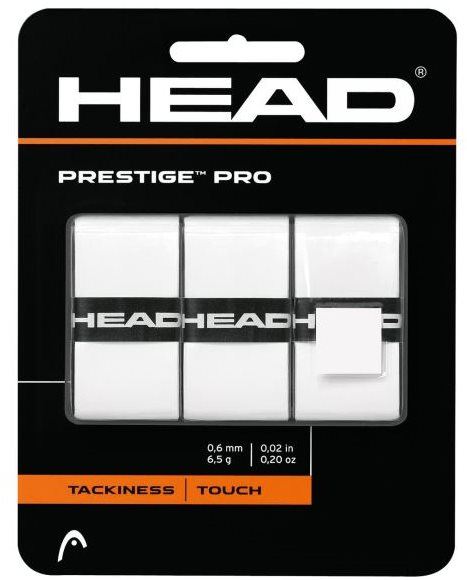Omotávka na raketu Head Prestige Pro 3ks white