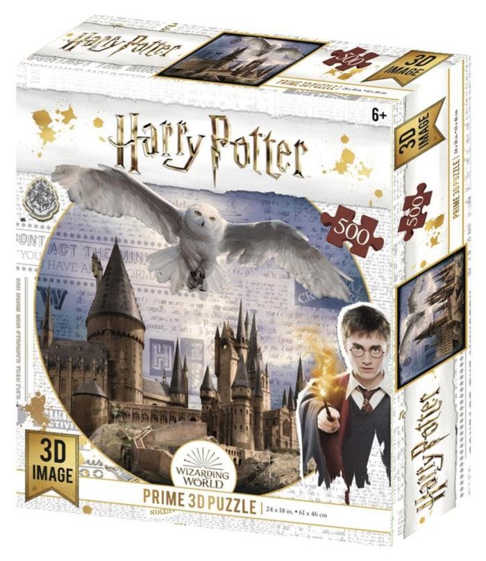 PRIME 3D Puzzle Harry Potter: Bradavická škola čar a kouzel 3D 500 dílků