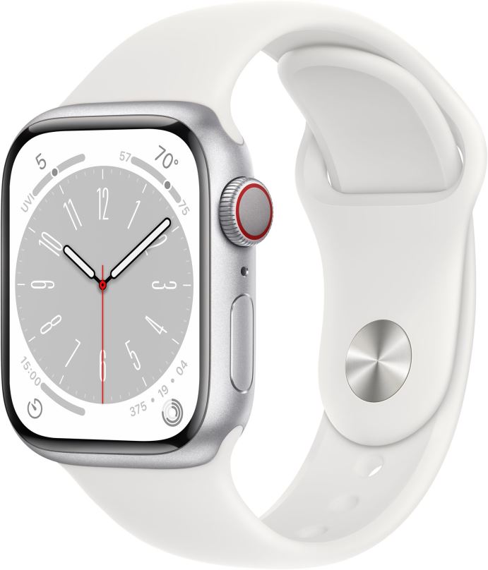 Chytré hodinky Apple Watch Series 8 45mm Cellular se sportovním řemínkem