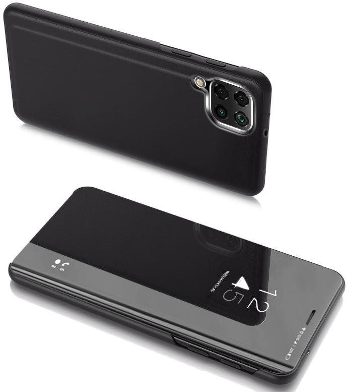 Pouzdro na mobil Clear View knížkové pouzdro na Samsung Galaxy A22 5G, černé