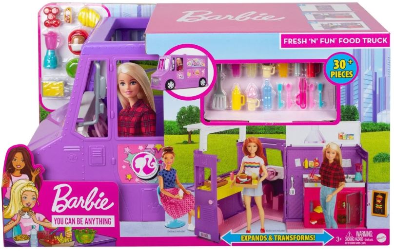 Mattel Barbie Pojízdná restaurace, GMW07