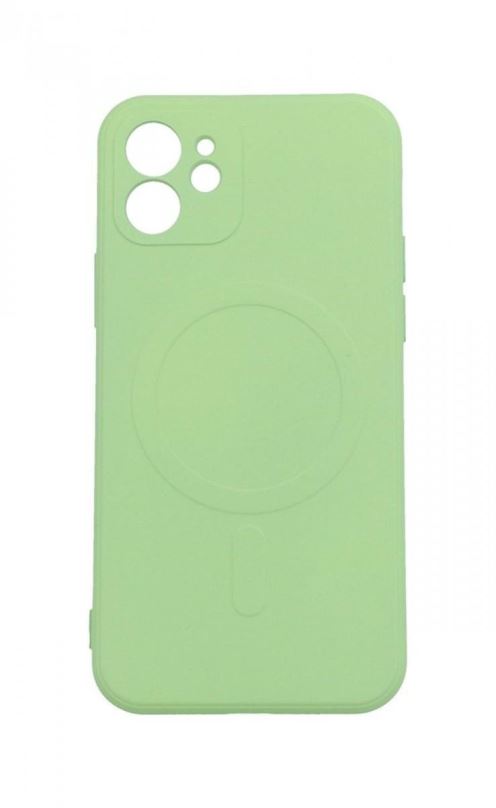 Kryt na mobil TopQ Kryt iPhone 12 s MagSafe zelený 84979