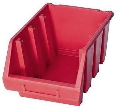 Box na nářadí Patrol Plastový box Ergobox 3 12,6 x 24 x 17 cm, červený