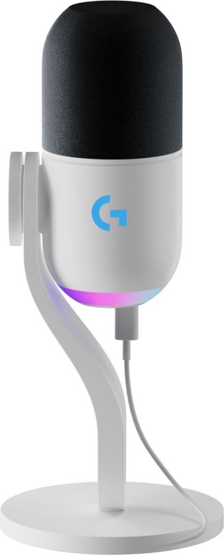 Mikrofon Logitech G Blue Yeti GX Dynamic RGB, off-white