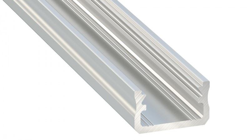 Hliníkový profil pro LED pásky LUMINES Lighting  "A", stříbrný elox, 2m