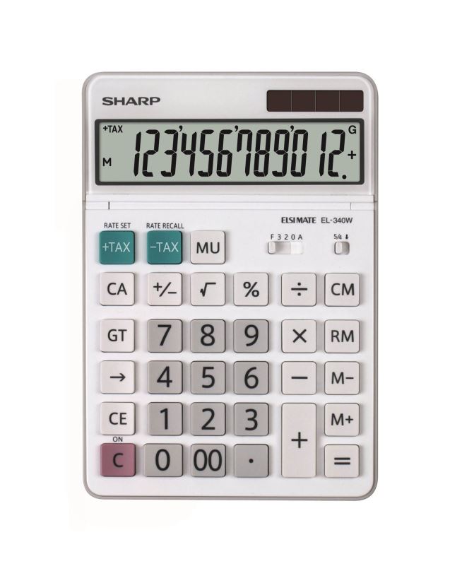 Kalkulačka SHARP SH-EL340W bílá