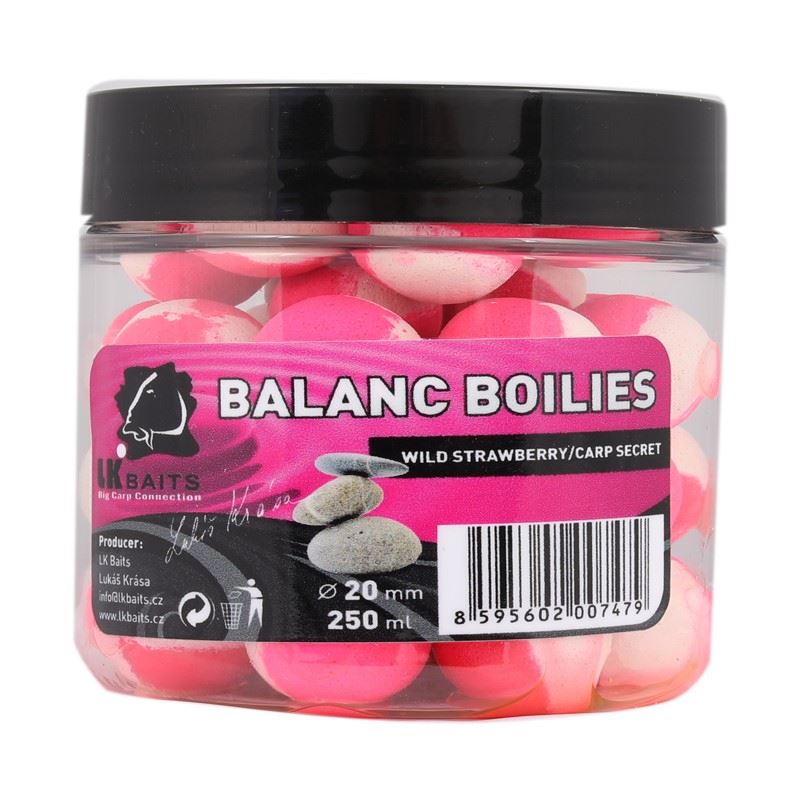 LK Baits Balanc Boilies Wild Strawberry/Carp Secret 250ml 20mm