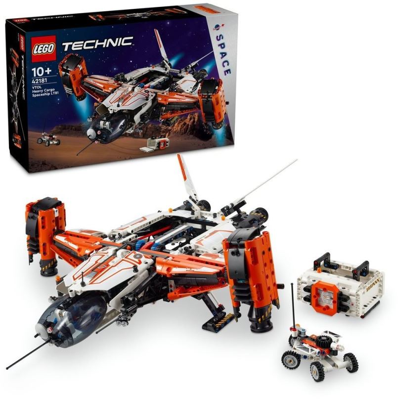 LEGO stavebnice LEGO® Technic 42181 VTOL Vesmírná loď na přepravu těžkého nákladu LT81