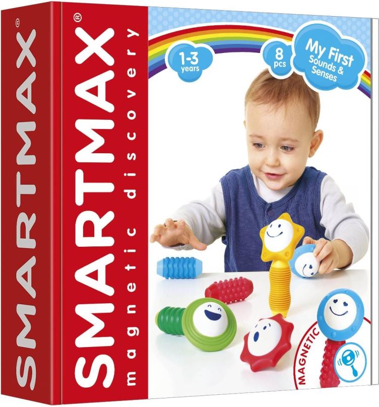 Stavebnice SmartMax - Rozvíjíme smysly - 8 ks