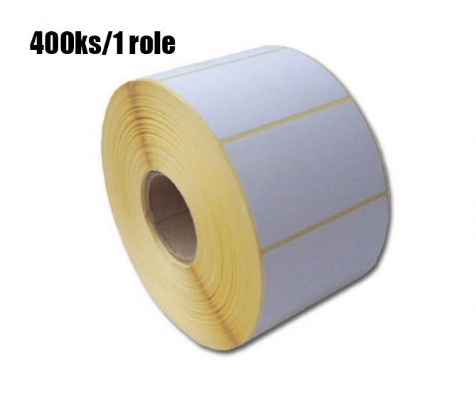 Samolepící termo etikety na kotouči 100x150 mm, návin 400ks, dutinka 40 mm, bílé