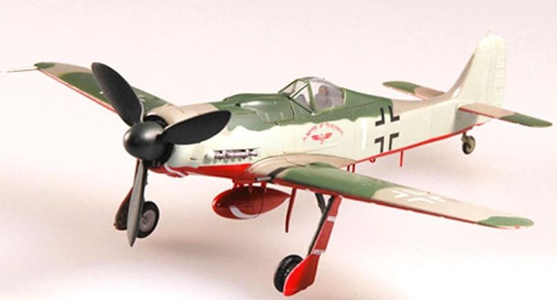 Model letadla Easy Model - Focke Wulf Fw-190D-9, JV44, '' Papagei Staffel'', 1/72