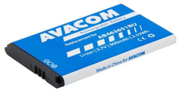 Baterie pro mobilní telefon Avacom pro Samsung AB463651BU Li-Ion 3.7V 900mAh (náhrada AB463651BU)