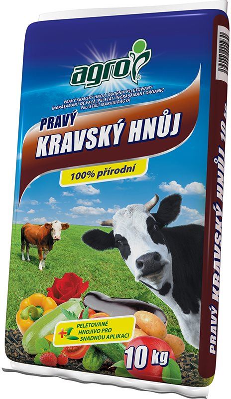 Hnojivo AGRO Hnojivo - pravý kravský hnůj 10 kg