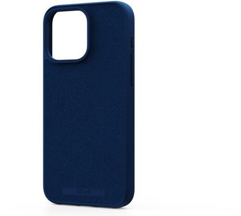 Kryt na mobil Njord Suede MagSafe Case for iPhone 15 Pro Max Blue