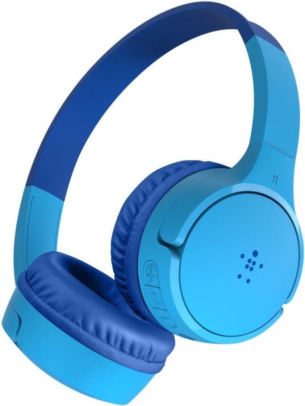 Bezdrátová sluchátka Belkin Soundform Mini - Wireless On-Ear Headphones for Kids - modrá