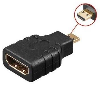 Redukce PremiumCord Adapter HDMI A samice - micro HDMI D samec