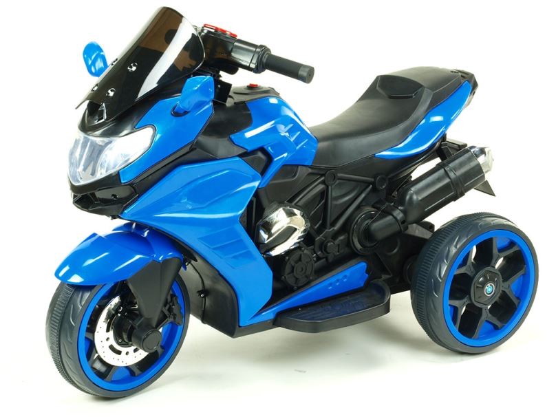 Elektrická motorka pro děti Tricykl Dragon, modrý