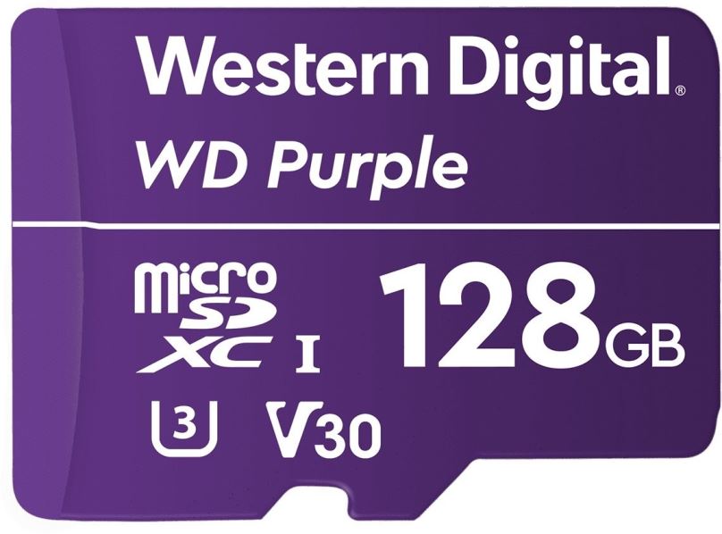 Paměťová karta WD SDXC 128GB Purple QD101