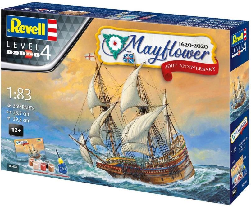 Model lodě Gift-Set loď 05684 - Mayflower 400th Anniversary