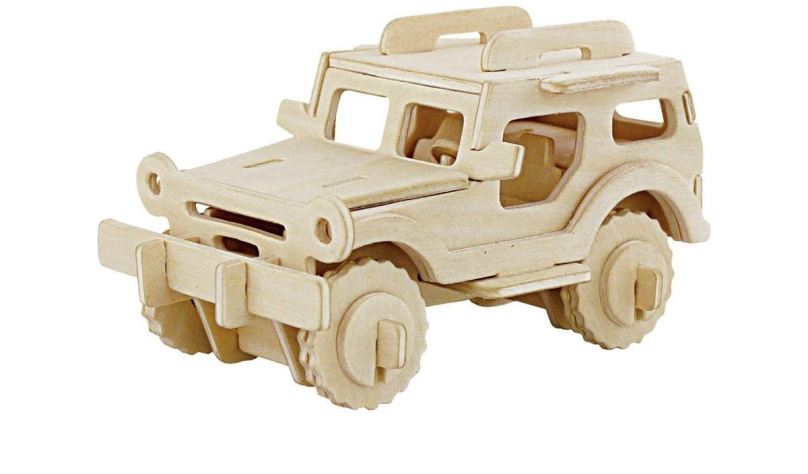 3D puzzle Robotime Dřevěné 3D puzzle - Jeep