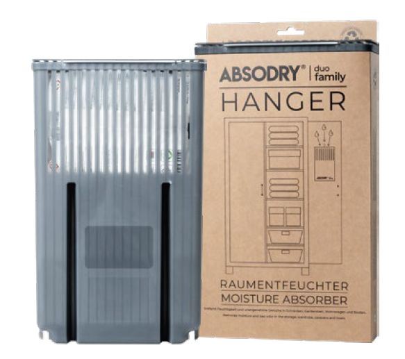 Everbrand pohlcovač vlhkosti do šatních skříní Absodry Duo Family Hanger, 1 x 600g