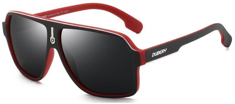 Sluneční brýle DUBERY Alpine 6 Scrub Red Black / Black