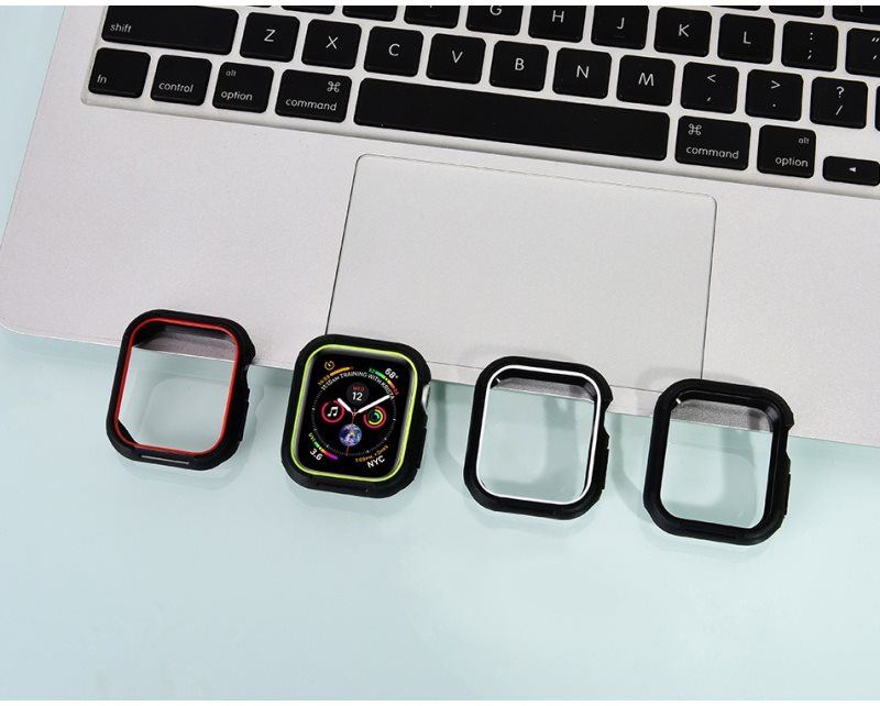 Ochranný kryt na hodinky COTEetCI pouzdro z polyuretanu a termoplastu pro Apple Watch 44 mm matné