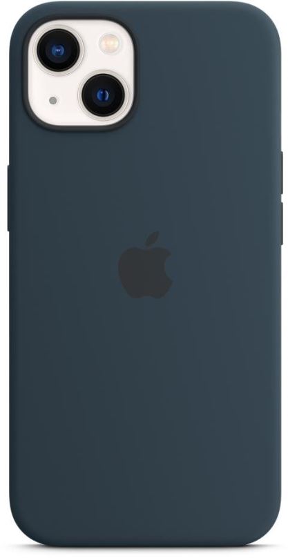Kryt na mobil Apple iPhone 13 Silikonový kryt s MagSafe hlubokomořsky modrý