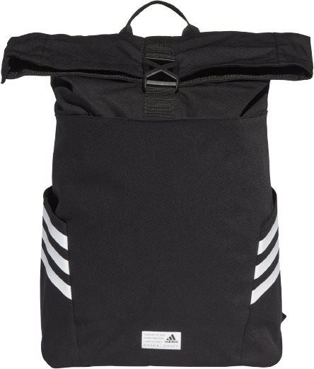 Školní batoh Adidas CLASSIC ROLL-TOP BACKPACK Black, White