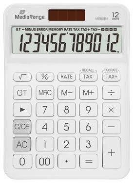 Kalkulačka MEDIARANGE 12-digit LCD s výpočtem DPH