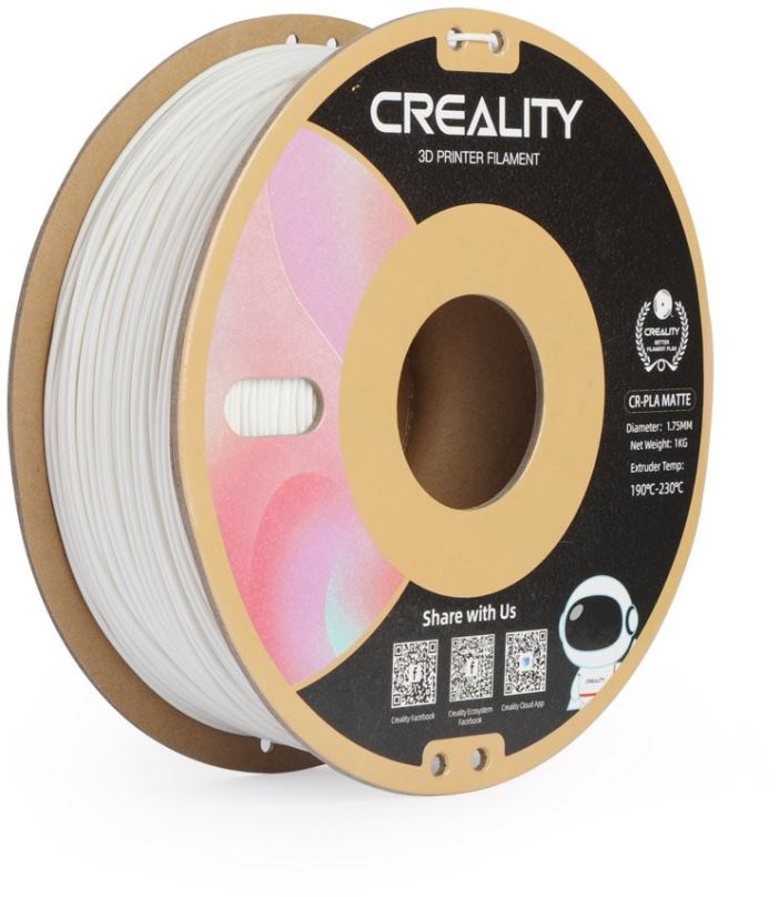 Filament Creality CR-PLA Matte
Matná šedá