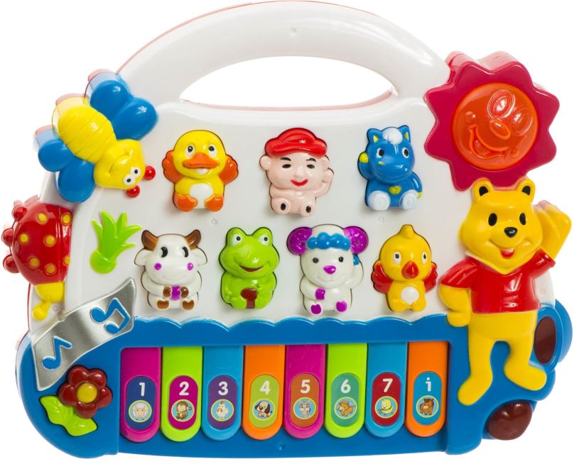 Hudební hračka Dětské varhany se zvuky zvířat