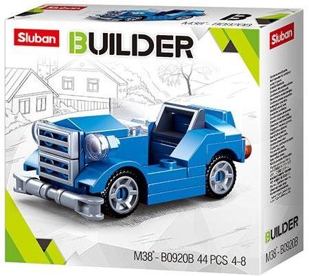 Stavebnice Sluban Builder M38-B0920B Modrý kabriolet