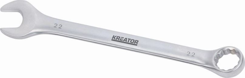 Očkoplochý klíč Kreator KRT501217 Oboustranný klíč očko/otevřený 22 255mm