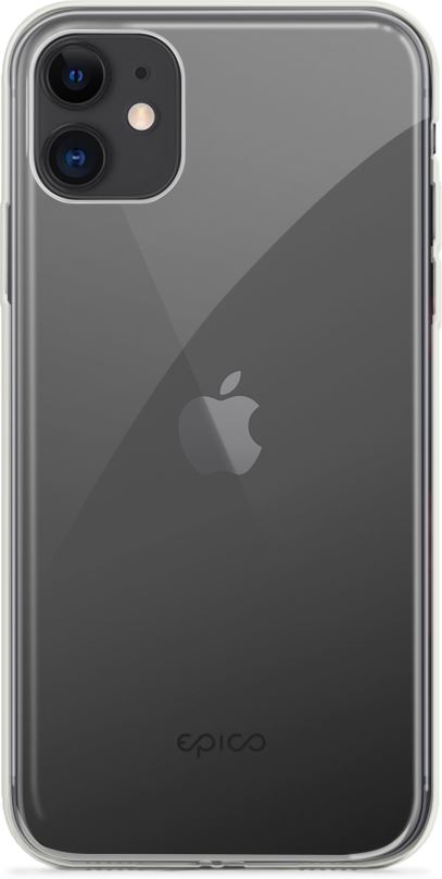 Kryt na mobil Epico Twiggy Gloss iPhone 11 - bílý transparentní
