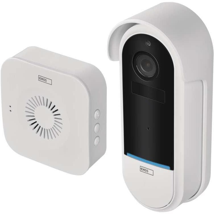 Videozvonek EMOS GoSmart Domovní bezdrátový bateriový videozvonek IP-15S s wifi