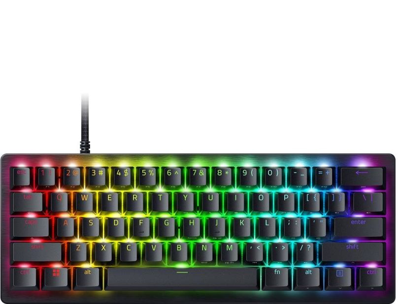 Herní klávesnice Razer HUNTSMAN V3 PRO MINI 60% Analog Optical Esports Keyboard, US Layout