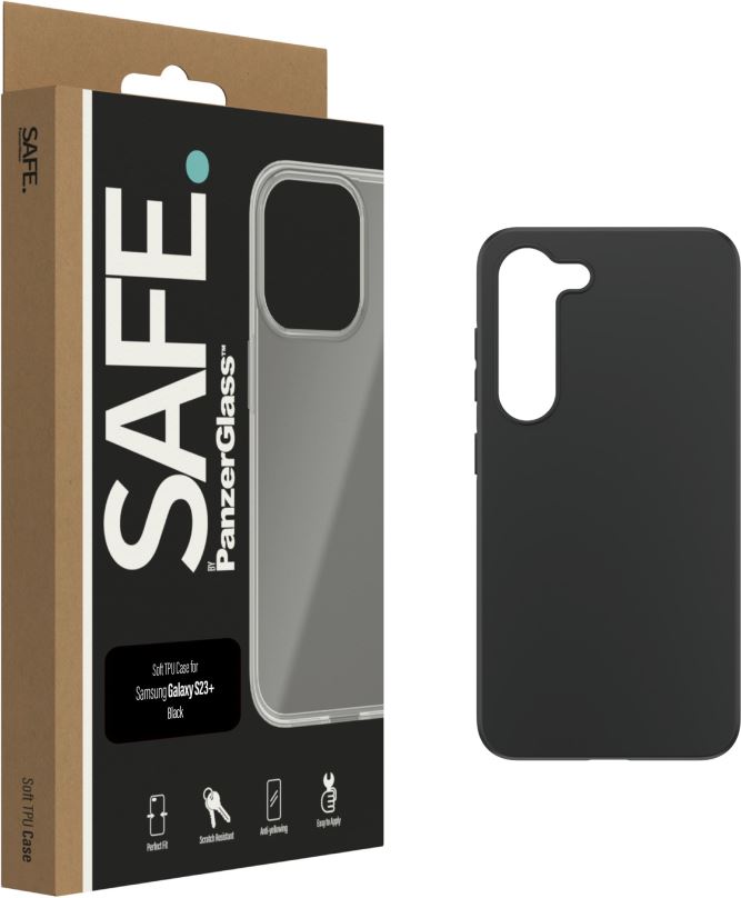 Kryt na mobil SAFE. by PanzerGlass Case Samsung Galaxy S23+ Black