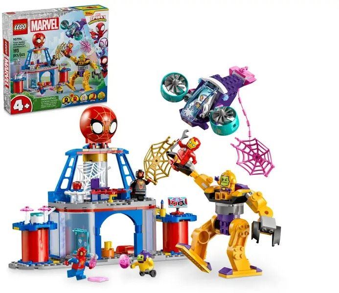 LEGO stavebnice LEGO® Marvel 10794 Pavoučí základna Spideyho týmu
