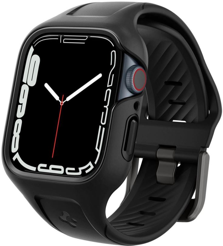 Ochranný kryt na hodinky Spigen Liquid Air Pro Black Apple Watch 9/8/7 45mm