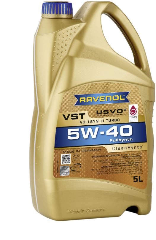 Motorový olej RAVENOL VollSynth Turbo VST SAE 5W-40; 5 L