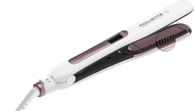 Žehlička na vlasy Rowenta Premium Care Brush & Straight SF7510F0