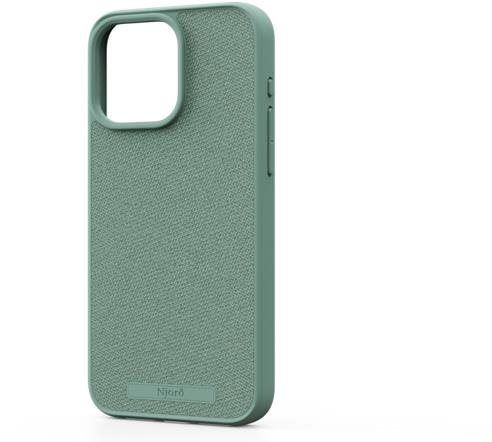 Kryt na mobil Njord Fabric MagSafe Case iPhone 15 Pro Max Turquoise