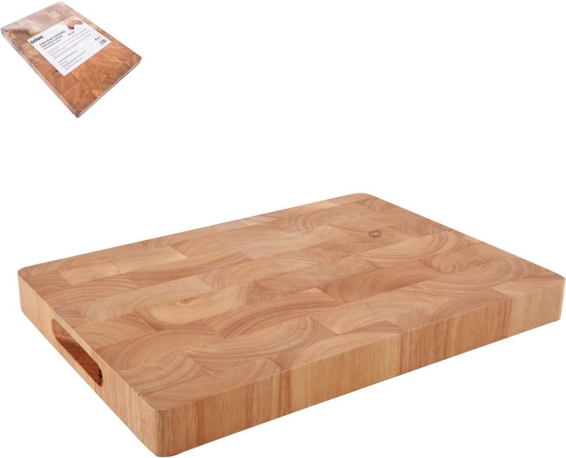 Krájecí deska ORION Krájecí deska gumovníkové dřevo 35x25x3,3 cm