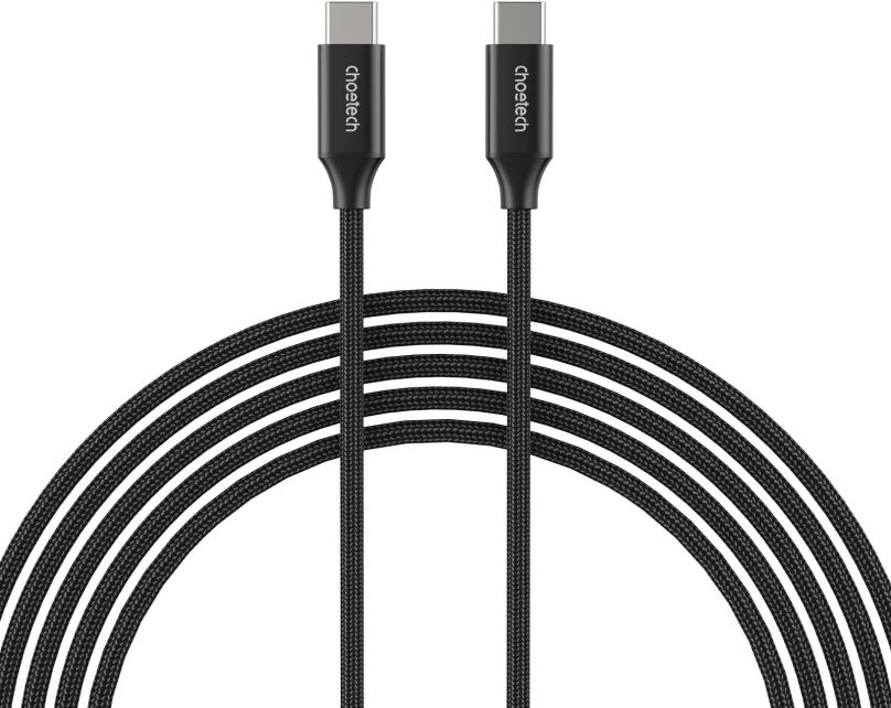 Datový kabel ChoeTech USB-C PD 100W Nylon Cable, 2m