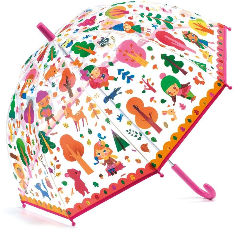 Dětský deštník Djeco Krásný designový deštník - Les
