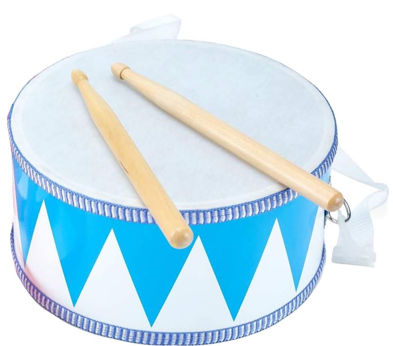 Dětské bicí Modrý bubínek