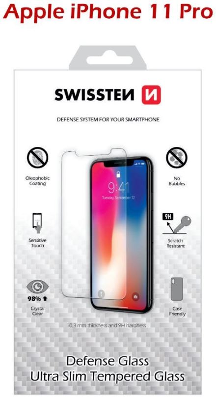 Ochranné sklo Swissten pro iPhone 11 Pro