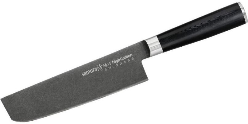 Kuchyňský nůž Samura MO-V Stonewash Nůž Nakiri 17 cm (SM-0043B)
